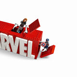 76313 LEGO Marvel - Logo e Minifigure MARVEL