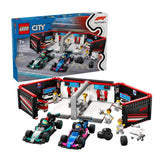 60444 LEGO City Formula 1 - Garage con monoposto Mercedes-AMG e Alpine F1