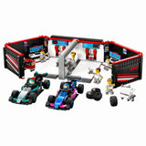 60444 LEGO City Formula 1 - Garage con monoposto Mercedes-AMG e Alpine F1