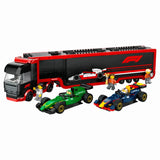 60445 LEGO City - Autotrasportatore F1 con monoposto RB20 e AMR24 F1