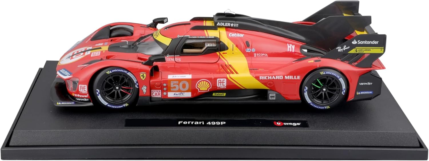 *18-16303 Bburago Racing - Ferrari 499LMH #50 - 24h Le Mans Champion - 1:18