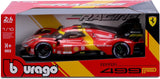 *18-16303 Bburago Racing - Ferrari 499LMH #50 - 24h Le Mans Champion - 1:18