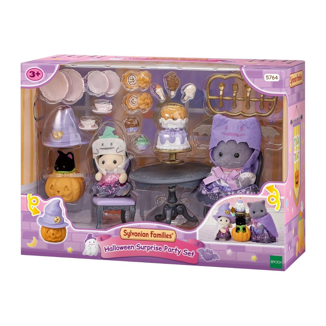 5764 Sylvanian Families - Set per festa a sorpresa di Halloween