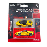 15703 Bburago Maisto - Speed Icon: SF90 Stradale, gialla - Scala 1:64