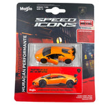 15705 Bburago Maisto - Speed Icon: Lamborghini Huracan Performante, aranc - 1:64