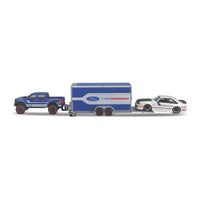11404-2 Bburago Maisto - Team Hauler: 2 Ford + rimorchio auto - 1:64