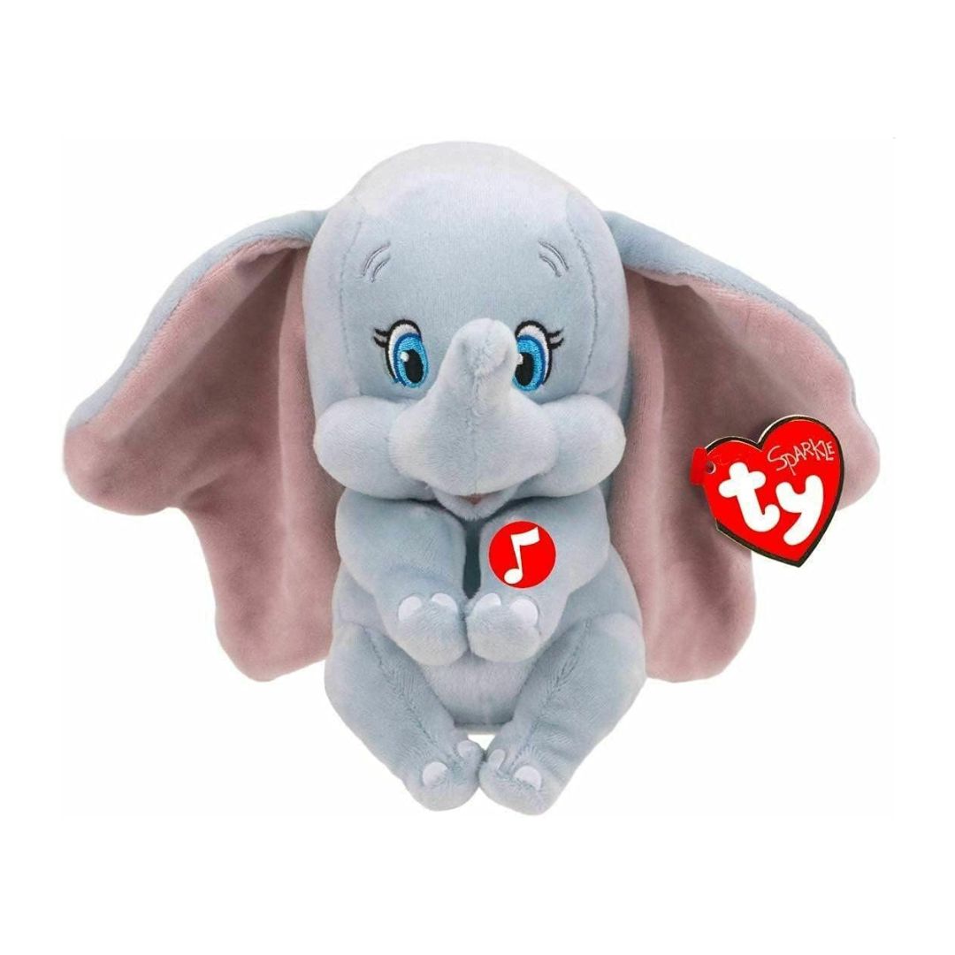 T41095 Ty - Sparkle - Peluche Dumbo con melodia (20 cm)