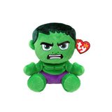 T44004 Ty - Beanie Babies Marvel - Peluche Hulk (20 cm)
