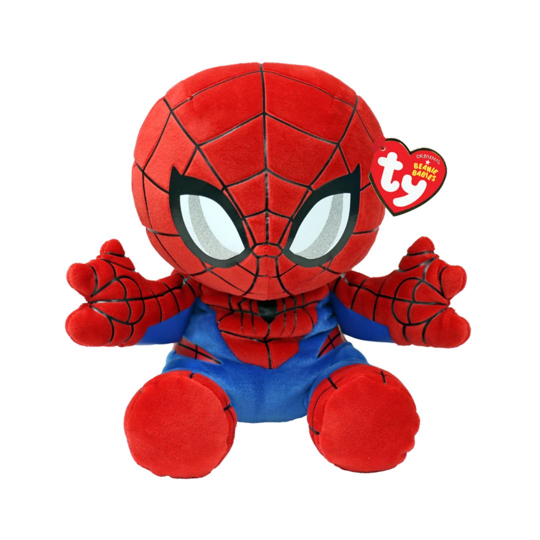 T44007 Ty - Beanie Babies Marvel - Peluche Spider-man (20 cm)