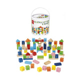 053858 Dal Negro - Blocks lettere e numeri - 75 pezzi in legno