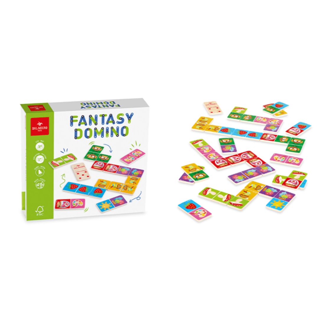 053962 Dal Negro - Baby domino: Allegria - 28 tessere in legno