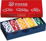 003480 Dal Negro - Set Poker 125 Fiches Gioco per Poker, Blackjack e Roulette