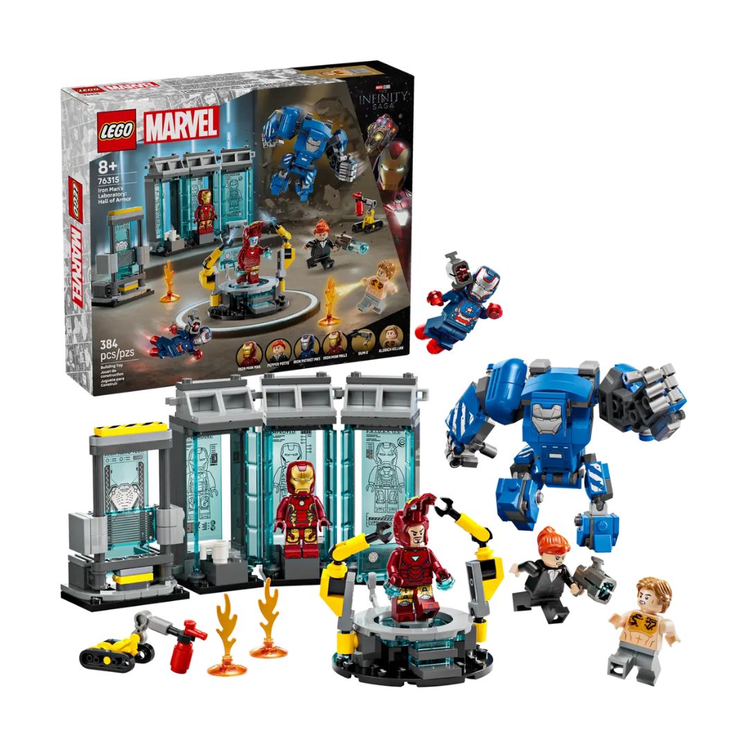 76315 LEGO Marvel - Laboratorio di Iron Man: Sala delle armature