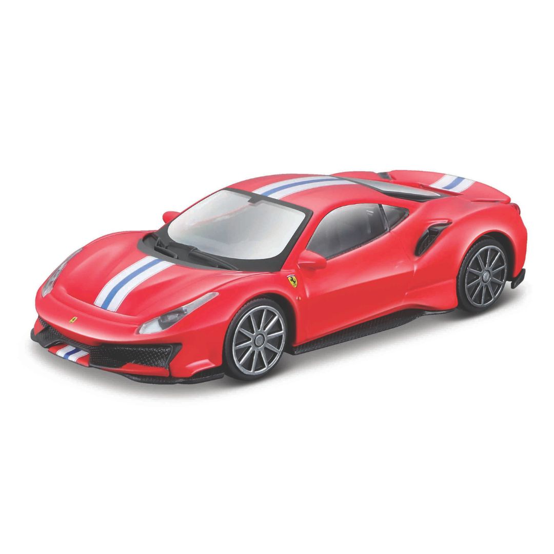 18-36052 Bburago Ferrari Race&Play - Ferrari 488 Pista, rossa - 1:43