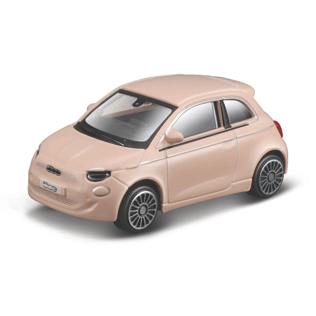 18-30456 Bburago Street Fire - Fiat 500e, rosa (2021) - Scala 1:43