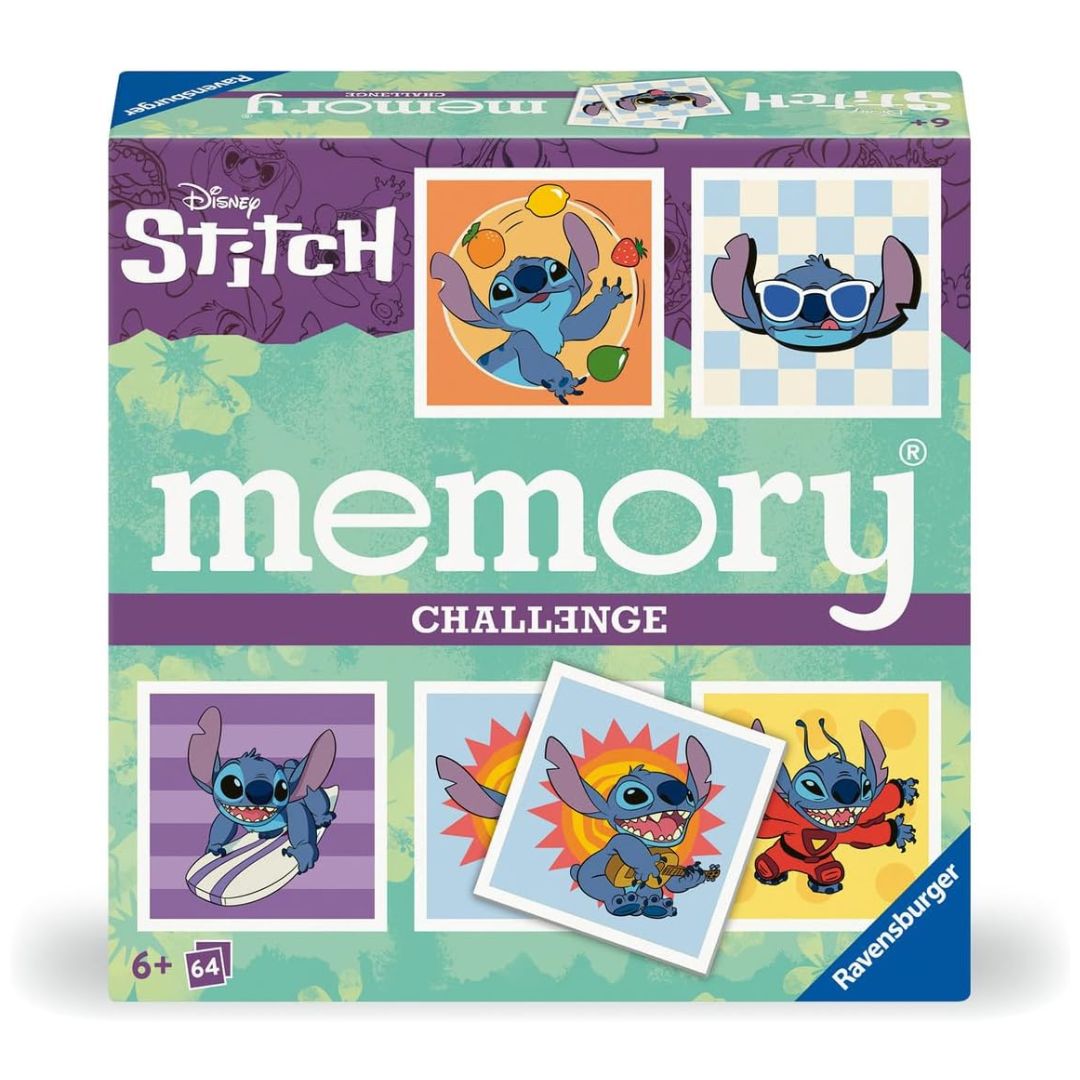 24697 Ravesburger - Stitch Challenge Memory - Gioco educativo