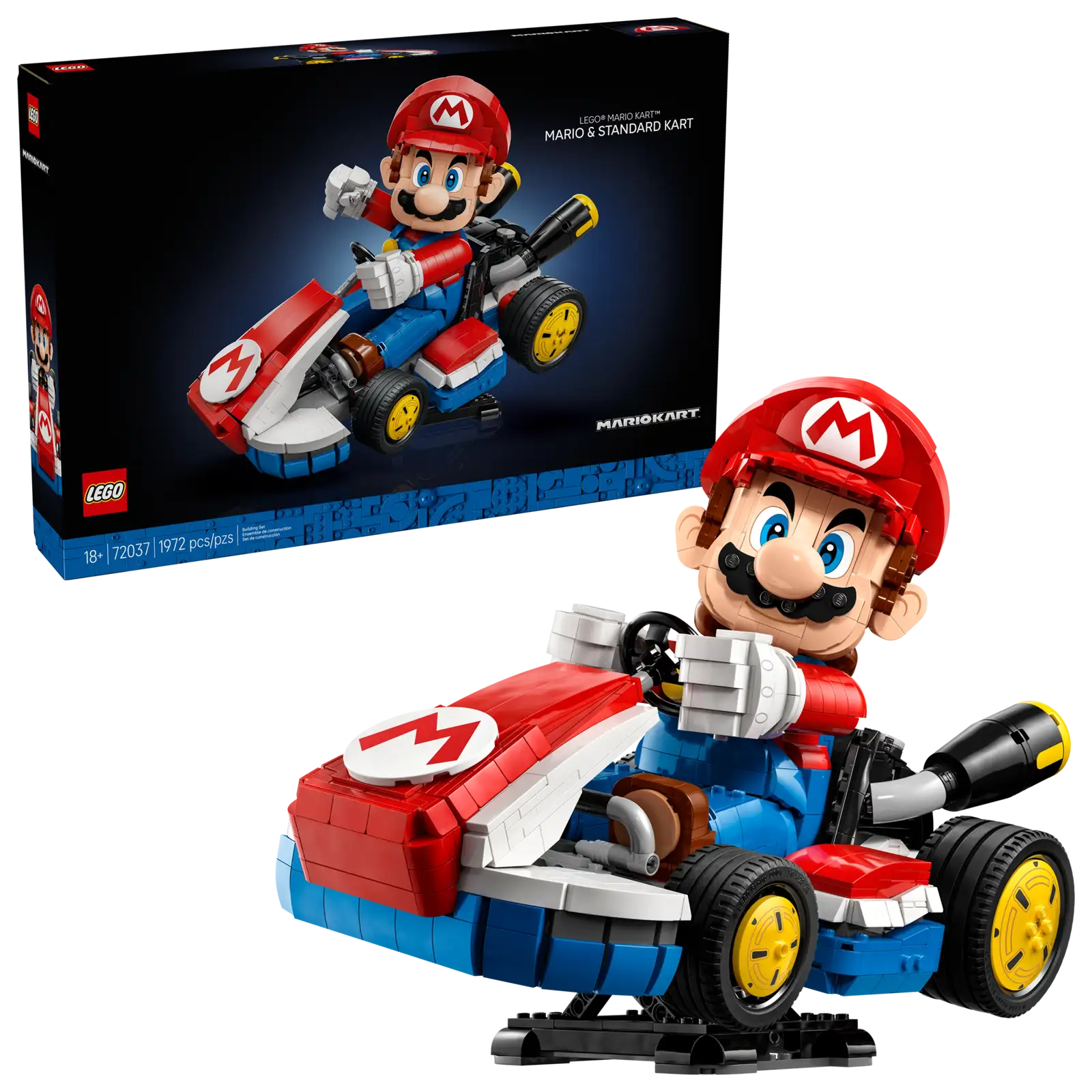 72037 LEGO Super Mario - Super Mario Mario Kart™: Mario e Kart standard
