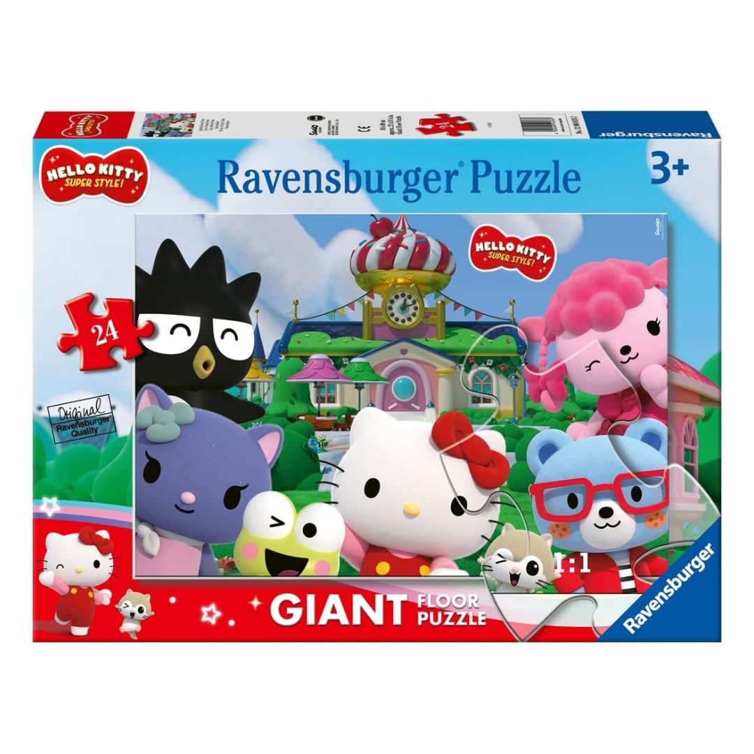 04076 Ravensburger - Hello Kitty - Puzzle Giant Floor - 24 pezzi