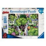 04119 Ravensburger - Hulk Marvel - Puzzle XXL - 100 pezzi