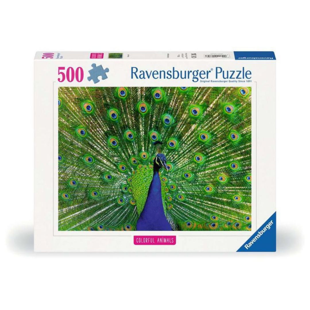 01332 Ravensburger - Pavone - Puzzle 500 pezzi