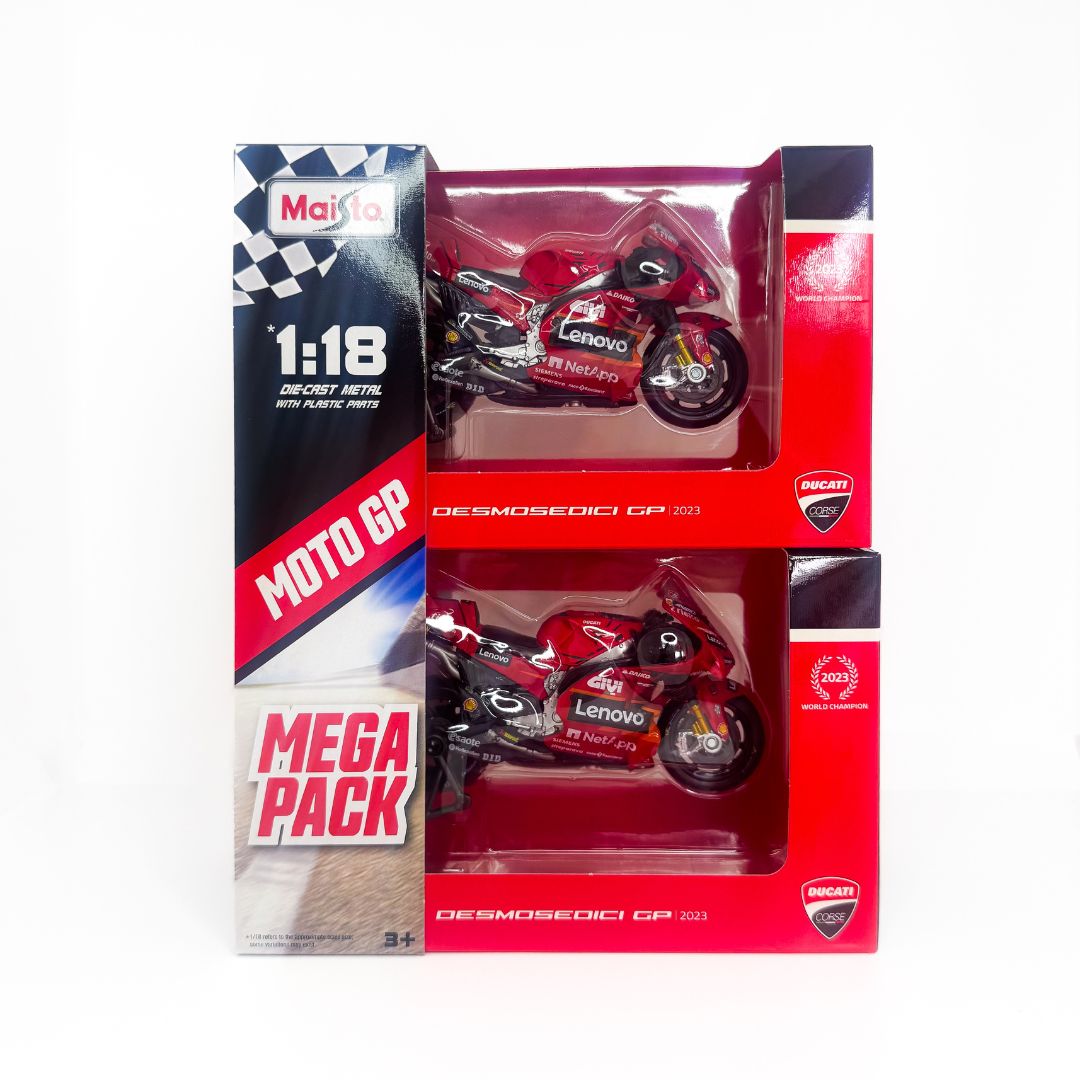 21-36375 Bburago Maisto - Ducati Lenovo Team 2023 - Megapack #1 e #23- 1:18
