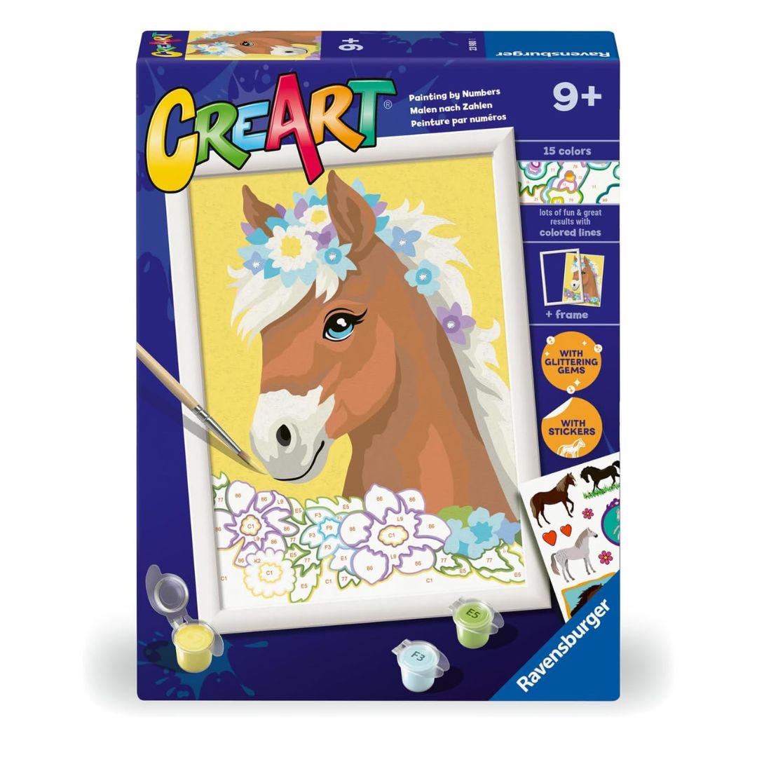 23980 Ravensburger CreArt - Cavallo tra i fiori - Serie D