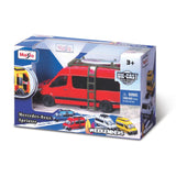 21236 Bburago Maisto - Mercedes-Benz Sprinter Van, rosso o argento