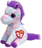 T37378 TY BEANIE BOOS Hayden il Cavallo 15 cm Peluche con Occhi Grandi Viola