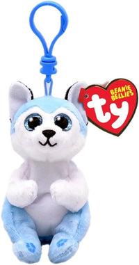 T43105 Ty - Beanie Bellies Clip Thunder ’Husky 12 cm Portachiavi Peluche