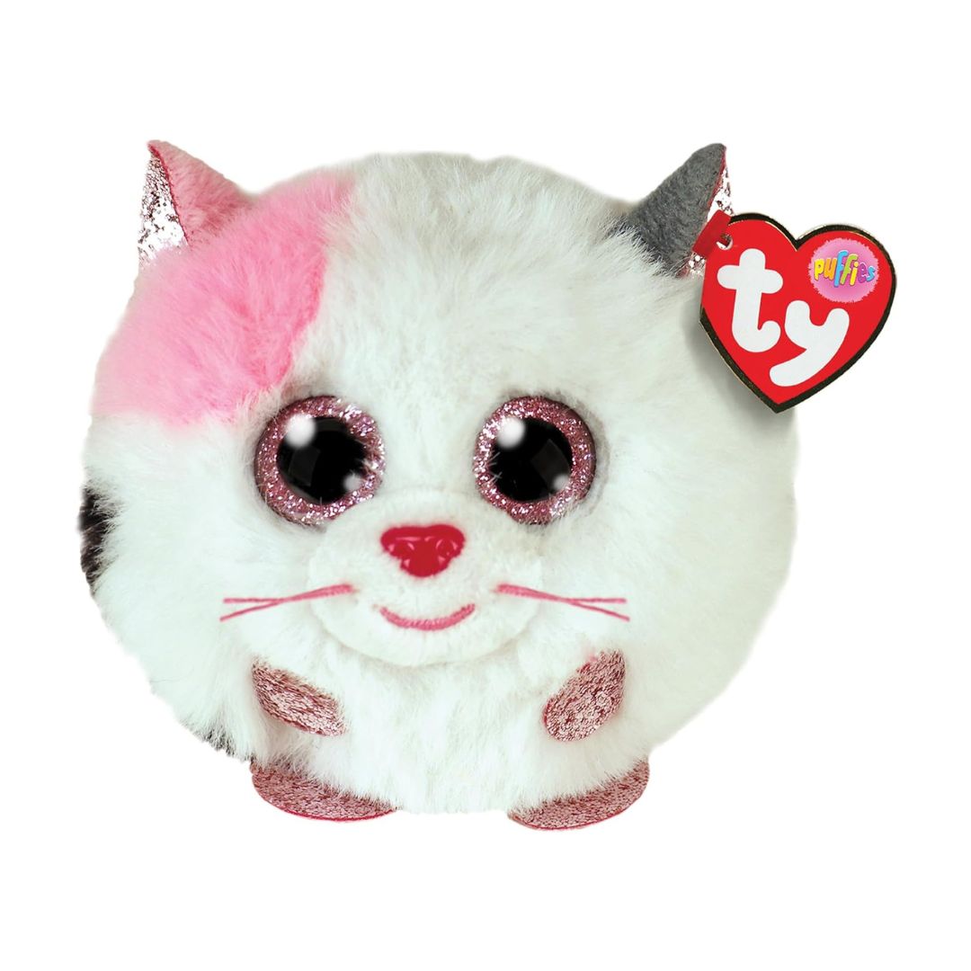 T42509 Ty - Puffies - Pallina peluche gatto - Muffin
