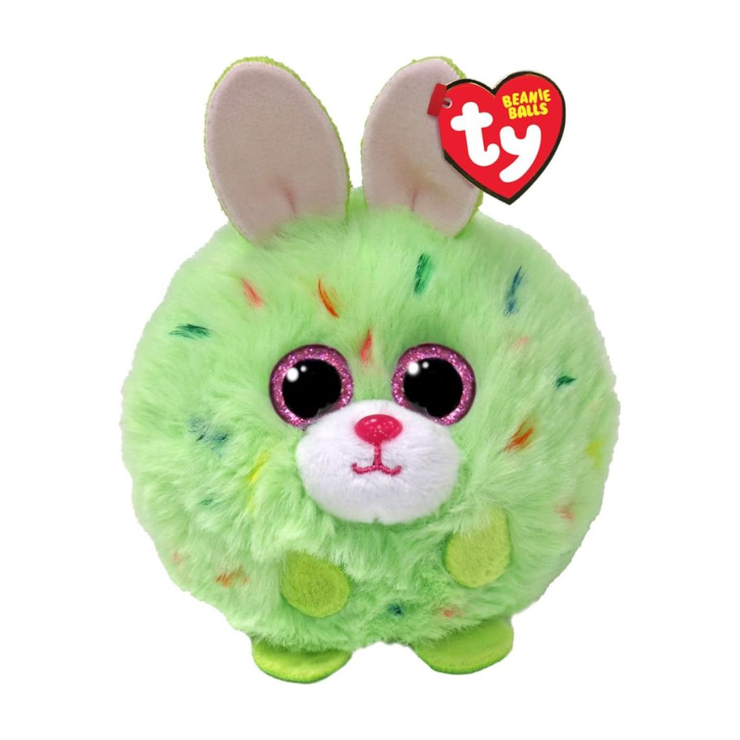 T42553 Ty - Puffies - Pallina peluche coniglietto - Kiwi