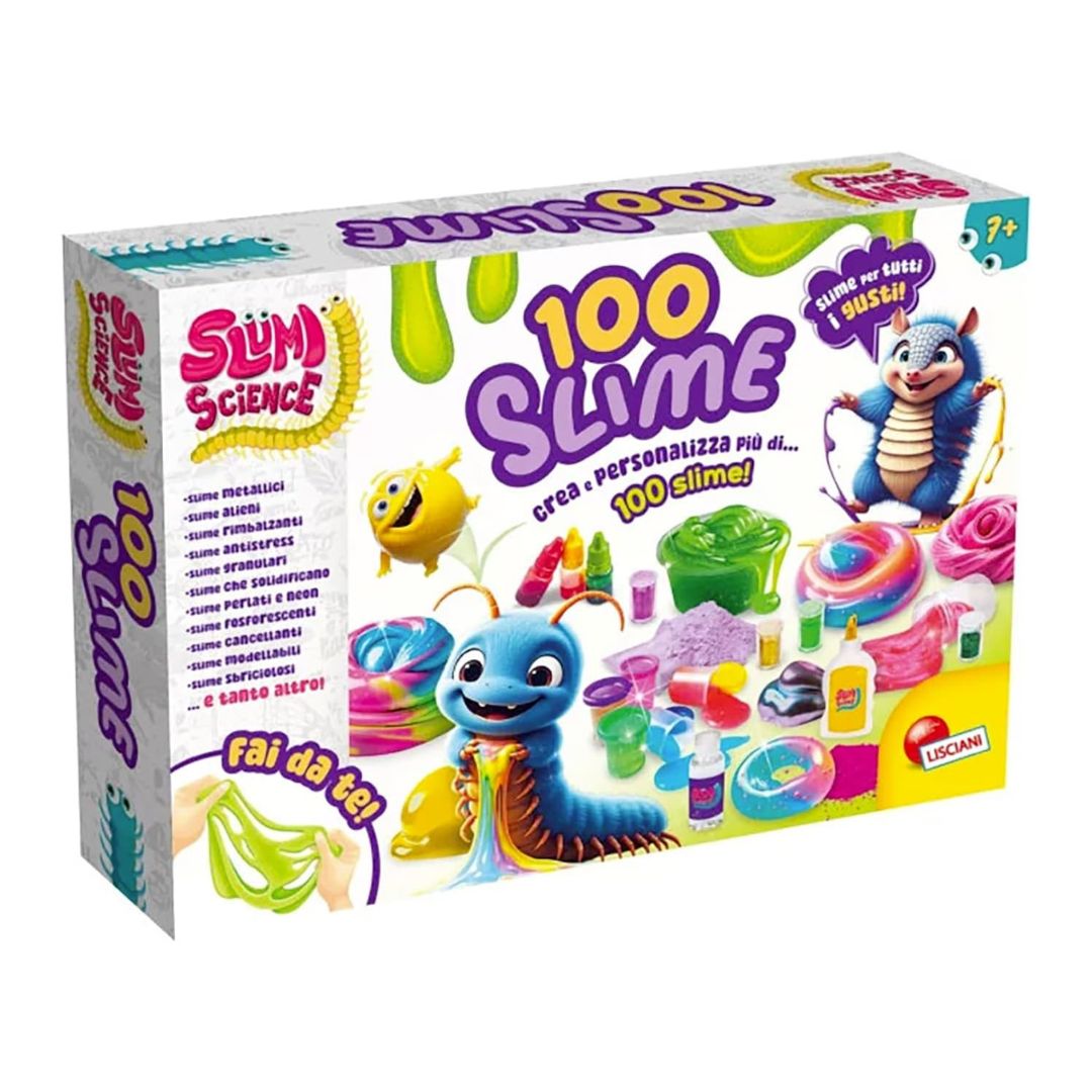 109982 Lisciani - Slumi Science: 100 slime - Laboratorio di slime
