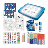 107582 Lisciani - Stitch: scuola di disegno con lavagnetta luminosa