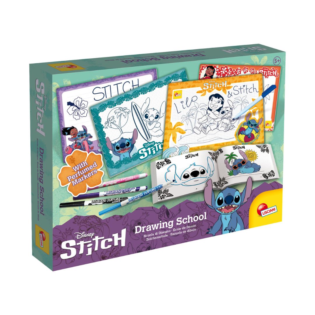 107575 Lisciani - Stitch: scuole di disegno - Kit per disegnare