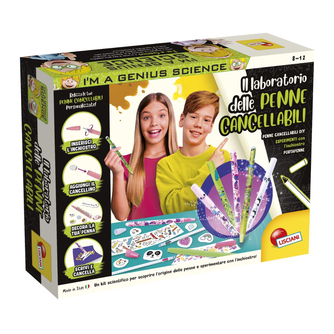 107988 Lisciani - I'm a Genius: Laboratorio delle penne cancellabili