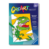 96000 Ravensburger: CreArt - Spaventosi dinosauri - Libro da colorare