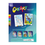 96000 Ravensburger: CreArt - Spaventosi dinosauri - Libro da colorare