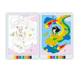 96003 Ravensburger: CreArt - La fantastica terra arcobaleno - Libro da colorare