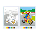 96004 Ravensburger: CreArt - Ruggenti veicoli - Libro da colorare