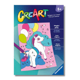 96005 Ravensburger: CreArt - Magici pony - Libro da colorare