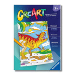 96006 Ravensburger: CreArt - Dinosauri - Libro da colorare