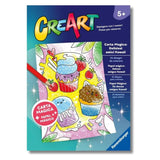 96011 Ravensburger: CreArt - Carta magica: Kawaii - Libro da colorare