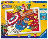 23039 Ravensburger: CreArt - Captain America - Serie D Licensed