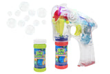 42590Globo Pistola Spara Bolle con Luci e Suoni 2 Bottiglie da 45 ml incluse