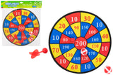 Globo 40867 Gioco Bersaglio di Stoffa Ø 35 cm con 2 Palline e 2 Freccette