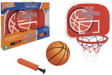 Globo 41226 Canestro Basket Ø 22 in Metallo con Palla Ø 12 cm e Pompa