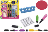 Globo 40993 Sbelletti Decora Unghie Set Manicure per Bambine con 4 Smalti