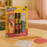 Globo 40993 Sbelletti Decora Unghie Set Manicure per Bambine con 4 Smalti