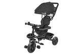 Globo 05621 Triciclo Evolutivo 5 in 1 . Passeggino e Triciclo in Metallo Nero