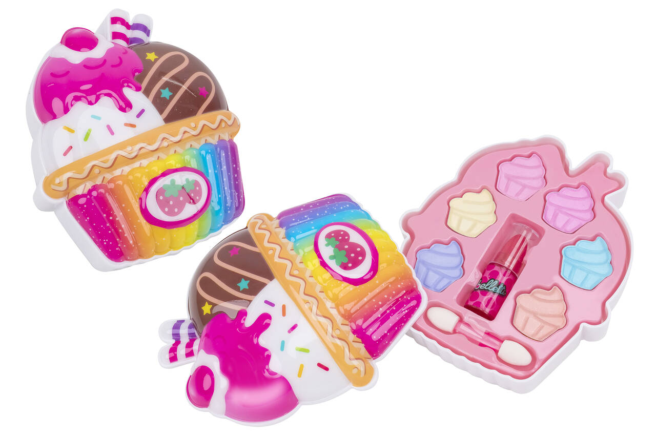 42585 Globo Cofanetto Trucchi a Forma di Coppetta Gelato Make-up Giocattolo
